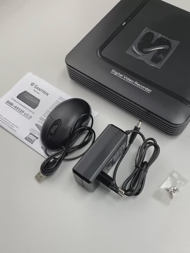 4-х канальный гибридный мультиформатный видеорегистратор Santrin SNR-4512P Telegram: santrin_pro смотреть онлайн