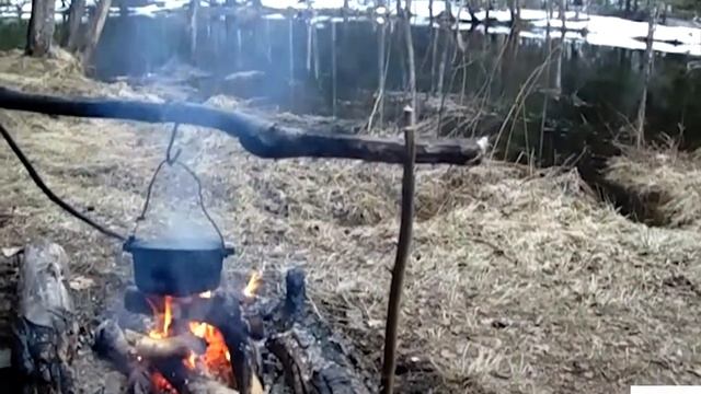 Палатка тихо прячется
