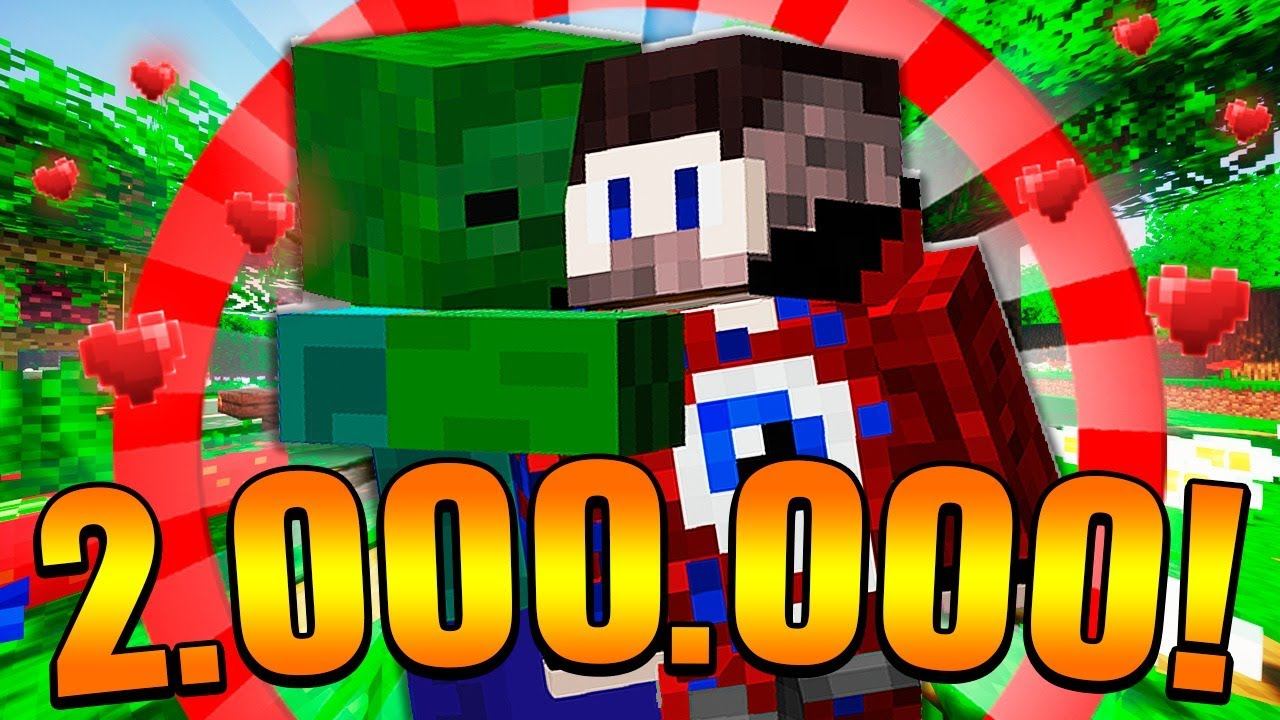 2 000 000 ПОДПИСЧИКОВ! Проходим Майнкрафт с ИНТЕРАКТИВОМ!