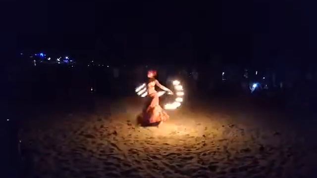 Индия,Гоа, fire show