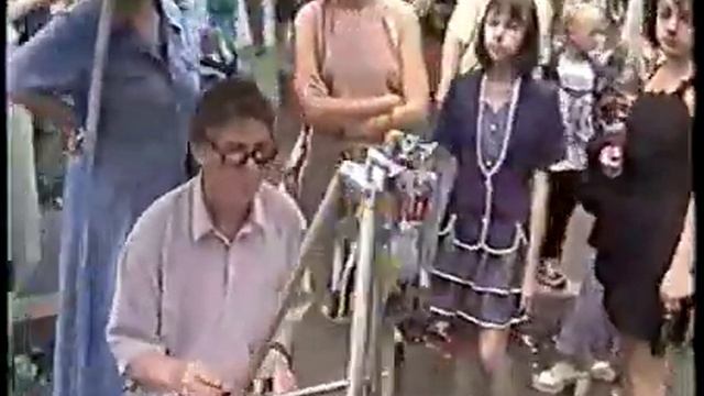 Ишим 2000. Художники в городском парке.