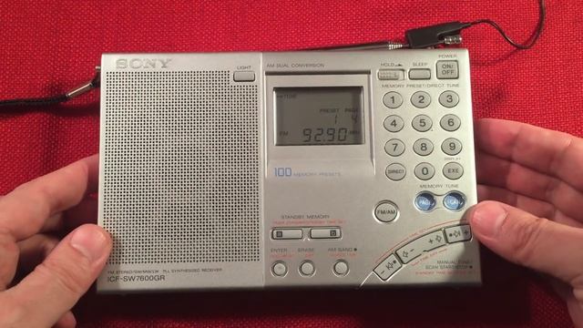 The Sony ICF-SW7600GR AM FM LW Shortwave Radio | Full Review