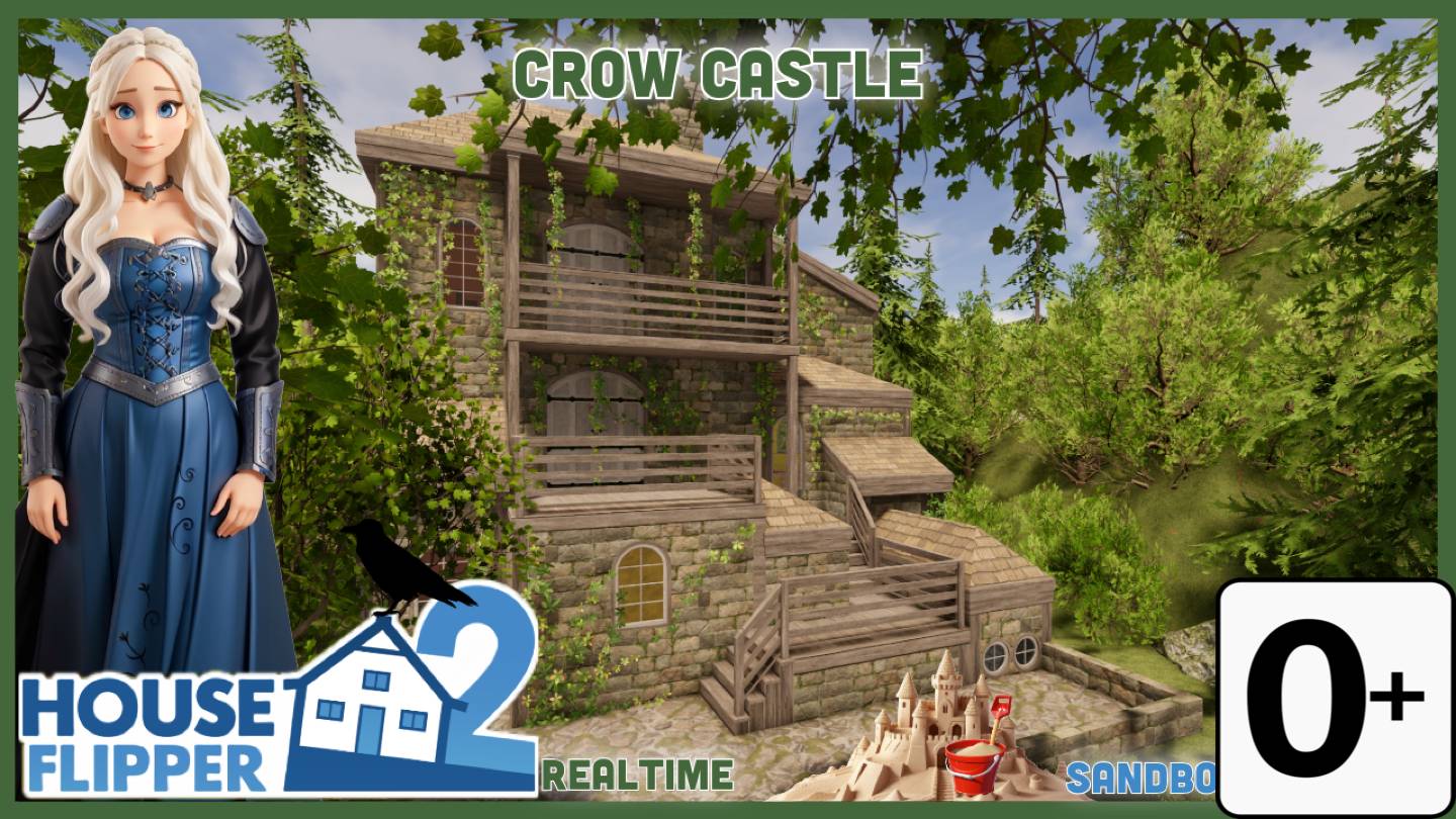 Хаус Флиппер 2 - Английский - House Flipper 2 - Crow Castle - Realtime смотреть онлайн