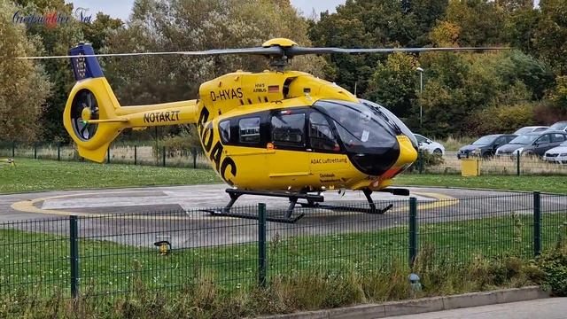 D-HYAS - Airbus Helicopters H145 - Germany - Air Ambulance - Start in Greifswald смотреть онлайн
