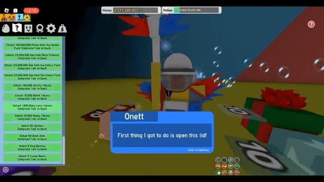 Finishing Star Journey 5 and getting a star treat | Roblox Bee Swarm Simulator