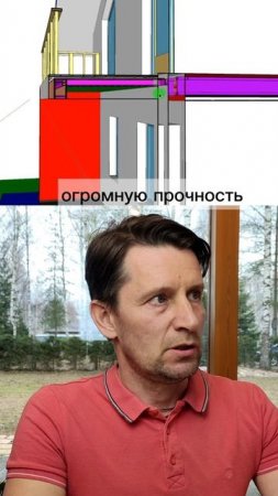 Балкон без мостиков холода на газобетоне