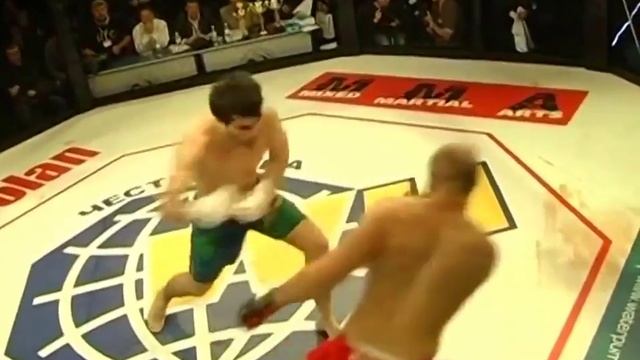 Shamil Gamzatov(green-blue shorts)- Alexander Mischenko смотреть онлайн