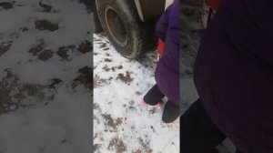 Греем и заводим Шакман на морозе