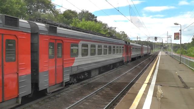 Электропоезд ЭД4М-0192 платформа Тесна смотреть онлайн
