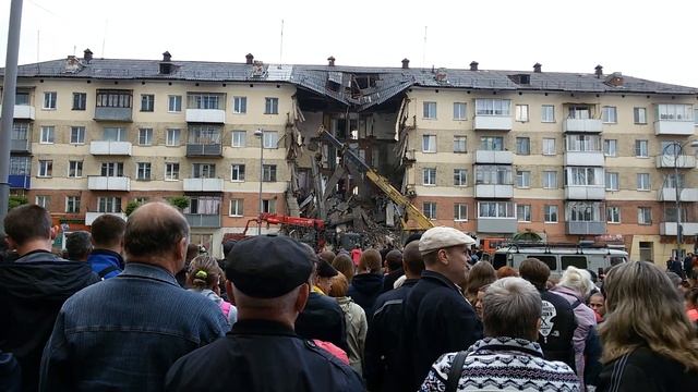 Обрушение дома в Междуреченске