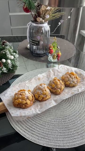 РЕЦЕПТ ПИРОЖНЫЕ ШИШКИ #видеорецепты #рецепт #вкусныерецепты #пирожные #рецептынановыйгод