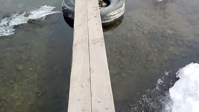 Мостки через реку Ташеба в Абакане