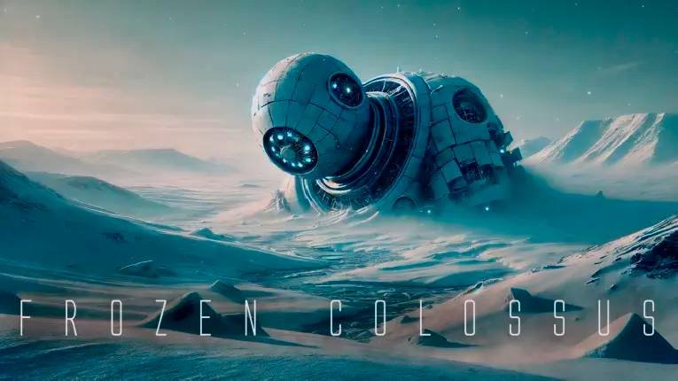 Frozen Colossus • Relaxing Dark Ambient Sci-Fi Music [ Deep Synth Meditation Ambience ]