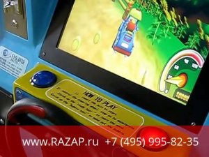 Funny Bubble качалка с видеоигрой Razap.ru