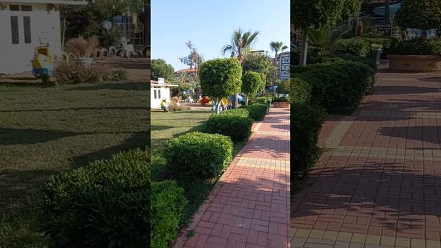 Обзор территории и пляжа отеля MEDITERRANEAN BREEZE  4* в Турции. Май 2023.