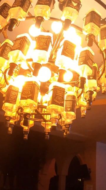 Бар. Люстра из Бутылок. Spice Hotel & SPA 🇹🇷 Belek Turkey