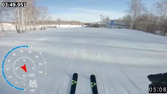 Банное. Обзор трасс с полными спусками. смотреть онлайн