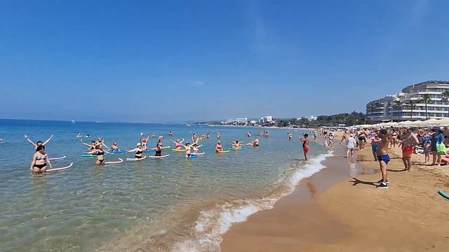 Пляж отеля My Home Resort 5*.Авсаллар.Аланья.Турция 2024. смотреть онлайн