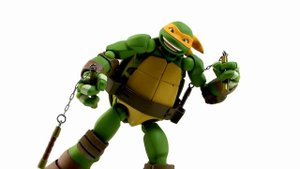 Revoltech Teenage Mutant Ninja Turtles Michelangelo Figure Video Review