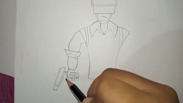 how to draw pubg character || drawing pubg man from pubg game смотреть онлайн