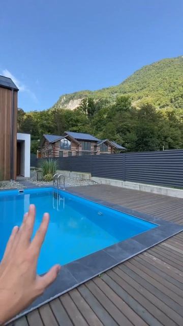 Стильный Дом с бассейном в горах Сочи! Купить дом в Сочи, шале в горах смотреть онлайн