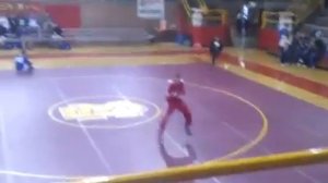 Tommy Cash dancing at 2012 Wrestling Mater Dei Holiday Classics