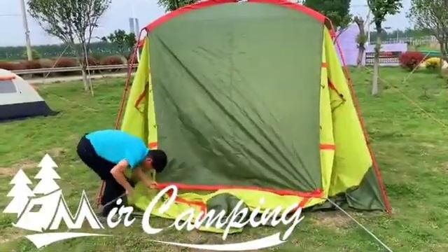 Палатка шатер 2 в 1 Mircamping 1500-6 смотреть онлайн