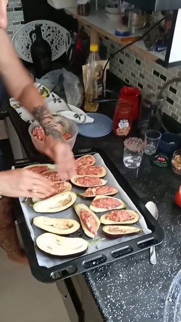 Фаршированные баклажаны!