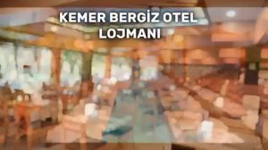 LOJMAN BERGİZ RESORT&HOTELS GÖYNÜK / ОБЩЕЖИТИЕ БЕРГИЗ РЕЗОРТ КЕМЕР