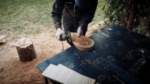 Взял бревно ДУБА отпилил КУСОК и сделал полезную вещь на кухню. DIY from wood to the kitchen