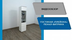 ТЭКС
Видео обзор. Гостиная Плейона. Пенал-витрина.