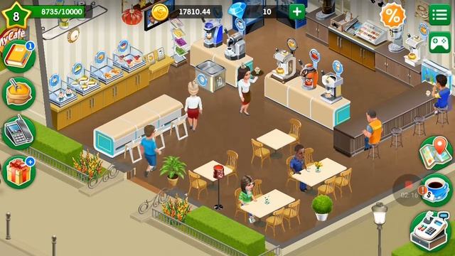 Как я играю в классную игру под названием" Моя кофейня"! смотреть онлайн