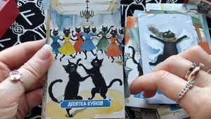 Котики тарограда - обзор суперняшной кошачьей колоды Таро. Это любовь💞🐈⬛🐈⬛🐈⬛