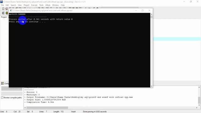 Writing Float using printf and scanf Functions in C  | C programming tutorial for beginners #6