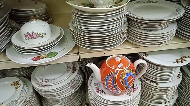 Бишкек,Снова винтажный бутик. 2 часть.#фарфор#стекло#бишкек