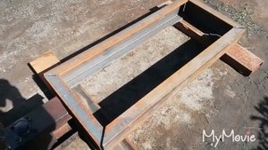 Изготовление рамы для мини погрузчика.