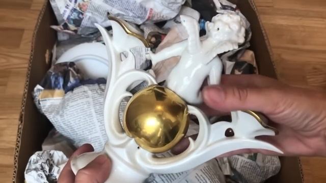🔥Распаковка находок  БАРАХОЛКА Германия , винтаж , фарфор , антиквариат ! Про поиск клада!