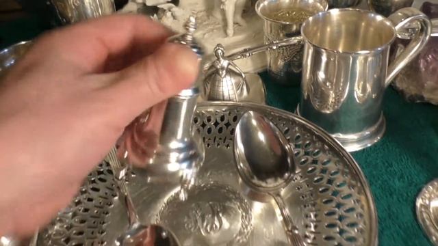 Прекрасная серебряная перечница USA