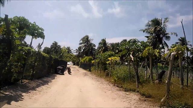 Дина на Мальдивах. Дорога на пляж от Первой линии. смотреть онлайн