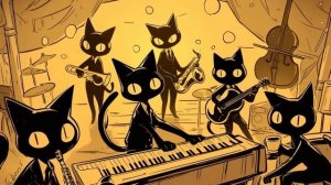 Черные кошки & Глубокий бас. Кофейно-джазовая ночь