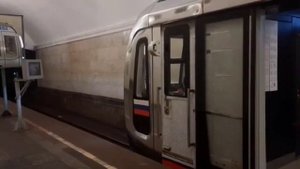 Новый поезд (Москва 2023 Ястреб) в Московском метрополитене 🚆🚆🚆
