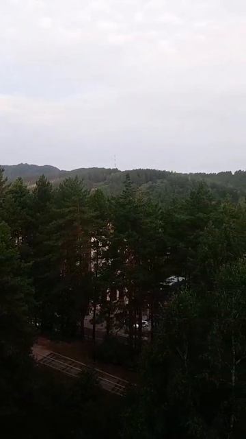 вид с 7 этажа санаторий Россия, в Белокуриха смотреть онлайн