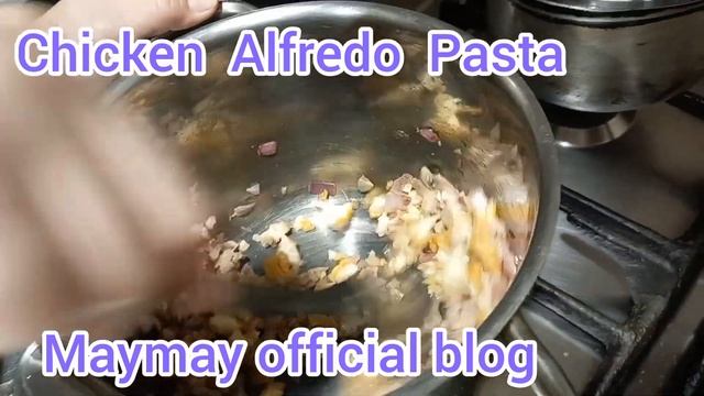 chicken Pasta ala Alfredo #yummyfood #maymay смотреть онлайн