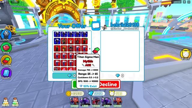 🎁 ПОДАРИЛ ПОДПИСЧИКУ ИНВЕНТАРЬ МЕЧТЫ в Toilet Tower Defense!