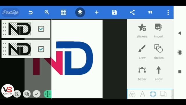 #vscreation #logodesigning #3dlogodesigning How to make 3d logo in mobile