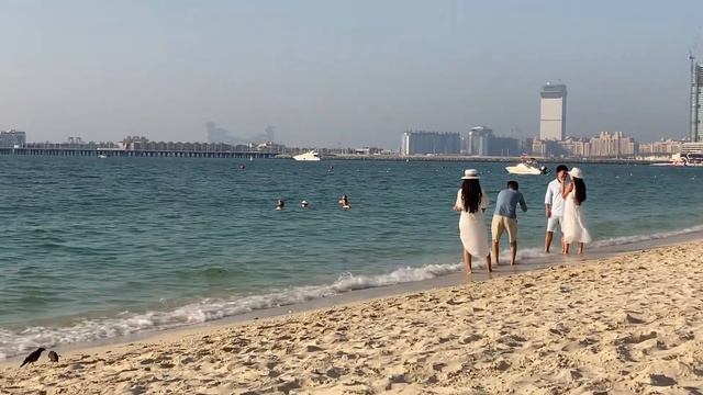 Пляж Movenpick Hotel Jumeirah Beach 5*. Dubai. UAE смотреть онлайн