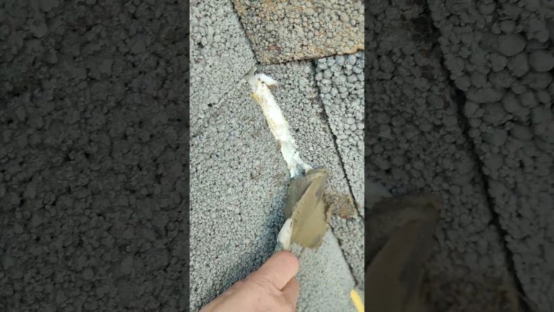 Монтажная пена VS Шпатель/ Строительство #tools #строительство #construction