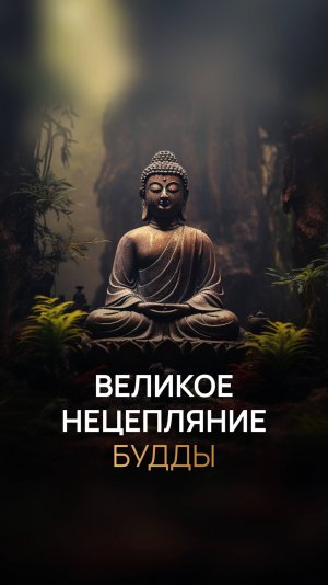 Великое нецепляние Будды