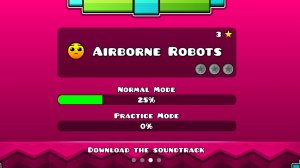 Geometry Dash Meltdown – Airborne Robots (Все Монеты)