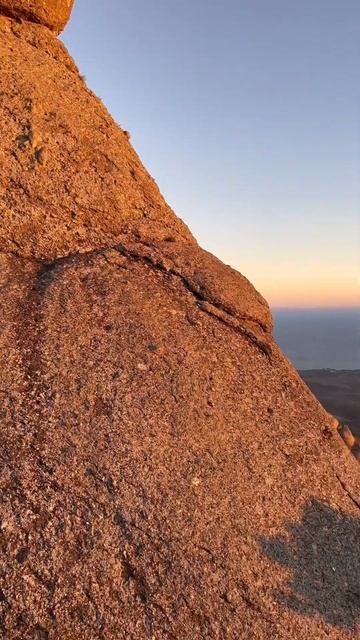 Закат в крымских горах, Демерджи. смотреть онлайн